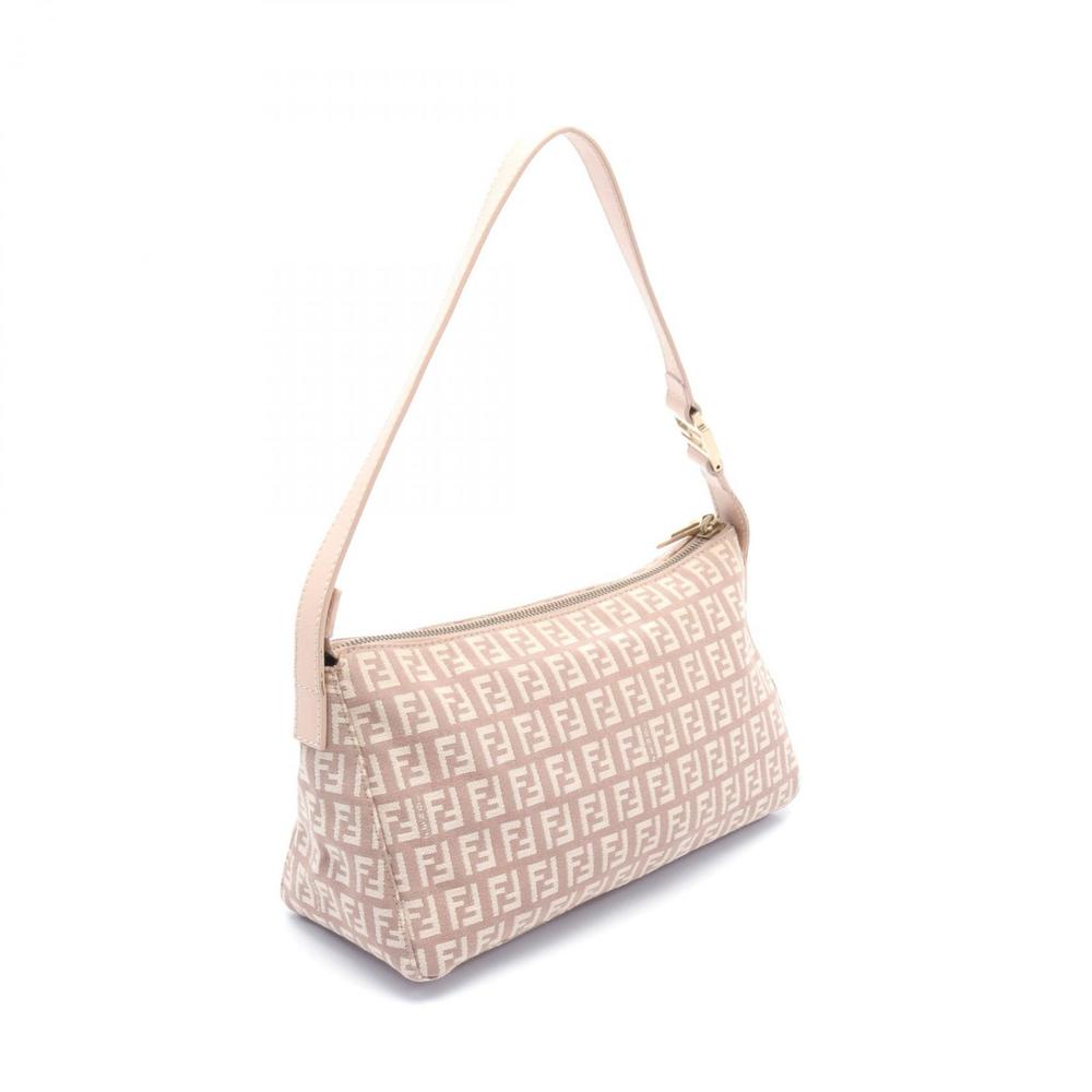 Fendi Leather Pink Zucchino Handbag